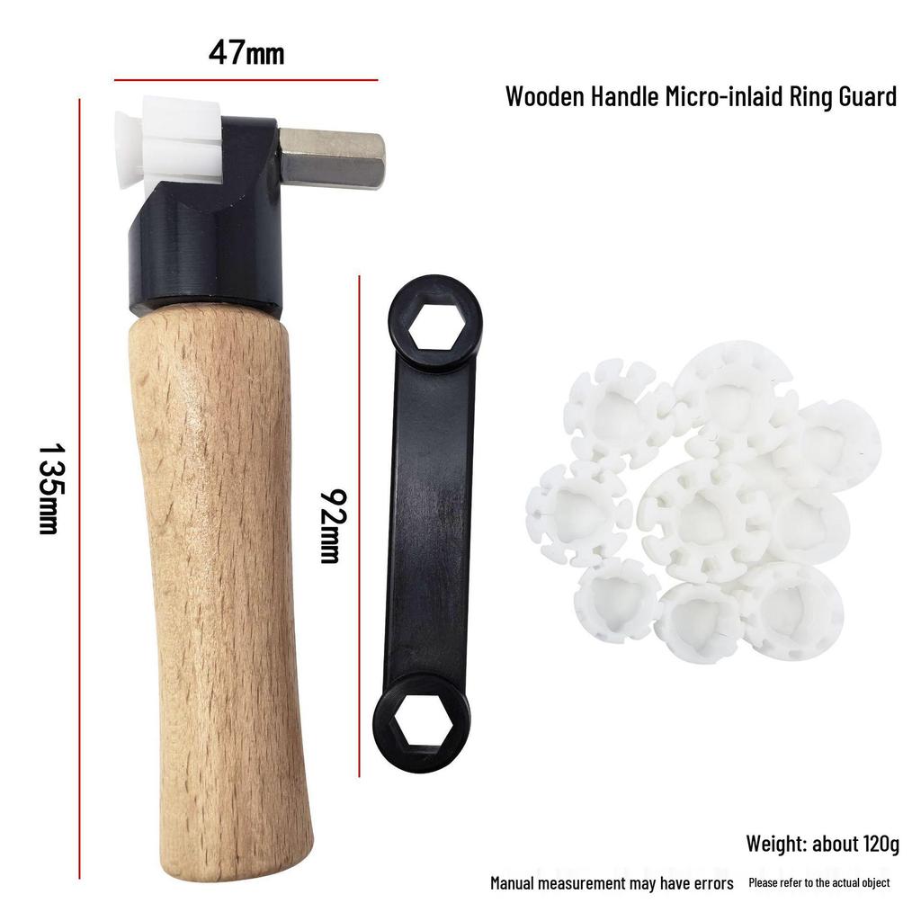 360° Rotating Solid Hemisphere Stone Setting Ring Fixture