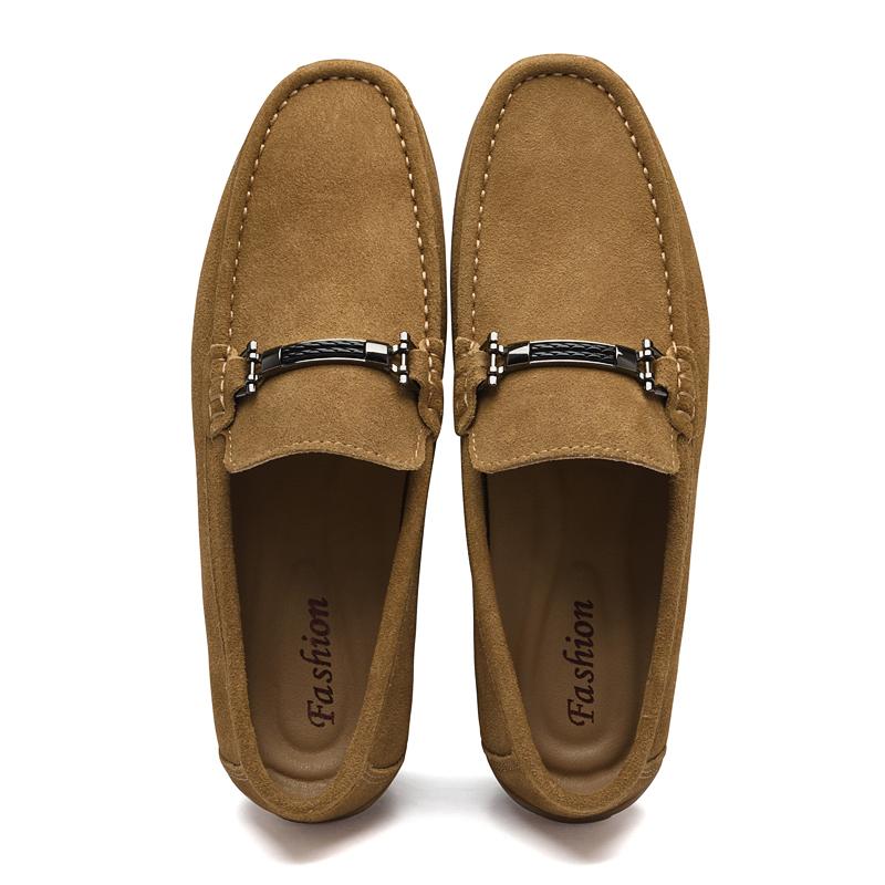 Fashion Genuine Leather Shoes for Men Breathable Designer Loafers Adult Moccasins Handmade Man Driving Shoes New Male Driving Footwear