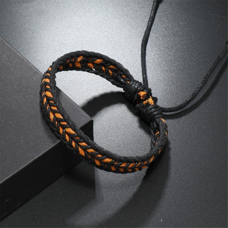 Colorful Braided Couple Bracelet Adjustable Knot Wristband For Men Women User Friendly Rope Cord Jewelry Gift