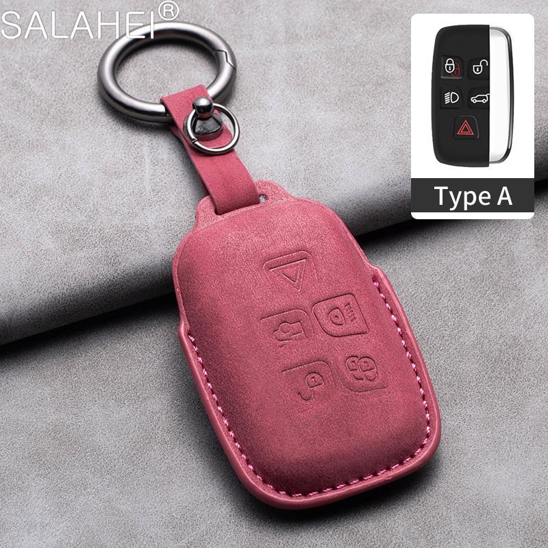 Car Key Case For Land Rover Discovery Range Rover Evoque Velar Sport For Jaguar E-Pace F-Pace F-Type XE XF XJ Inter Accessories