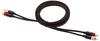 Amazon Basics RCA Audio Cable RCA Male 2 RCA for Black 1.2m (2 - Male) Speakers,