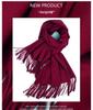 White Cashmere Scarf: Thickened, Solid Color, Versatile for Women & Men, Perfect for Autumn & Winter