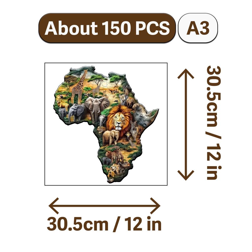 The Owl and Animals Theme Wooden Jigsaw Puzzle Wood Home Decor Painting Christmas and Halloween Gift Toy for Teen and Kid