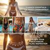 Sexy Double Layer Metal Starfish Shell Waist Chain For Women Rice Beads Ceramic Fish Scallops Belly Chain Vacation Body Jewelry