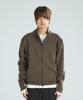 ZPLISH Wool Knit Zip-Up Jacket Brown