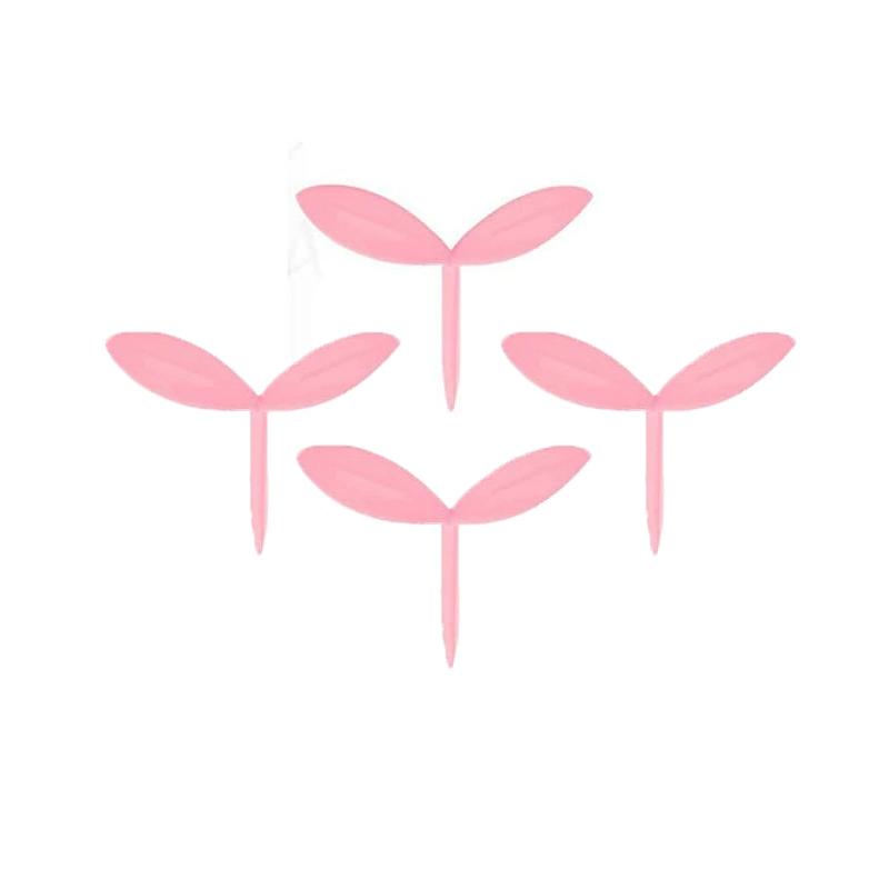 

4 шт. Креативная новинка Sprout Bud Burgreen закладка для книг канцелярская розовый