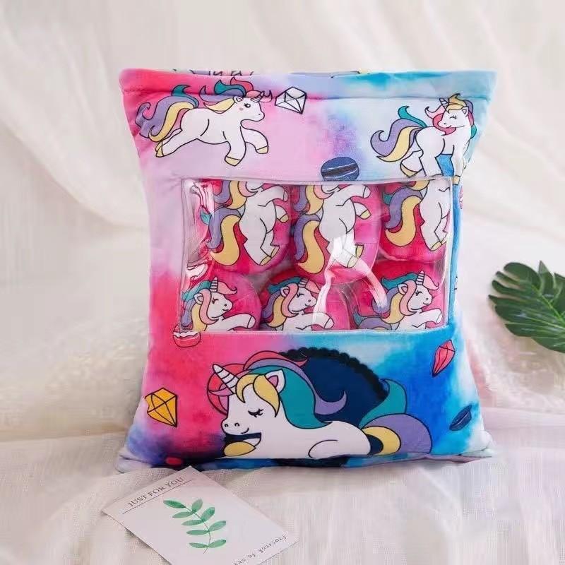 Cartoon Snack Bag Plush Pillow With Animal Shapes For Office Decor And Cozy Comfort