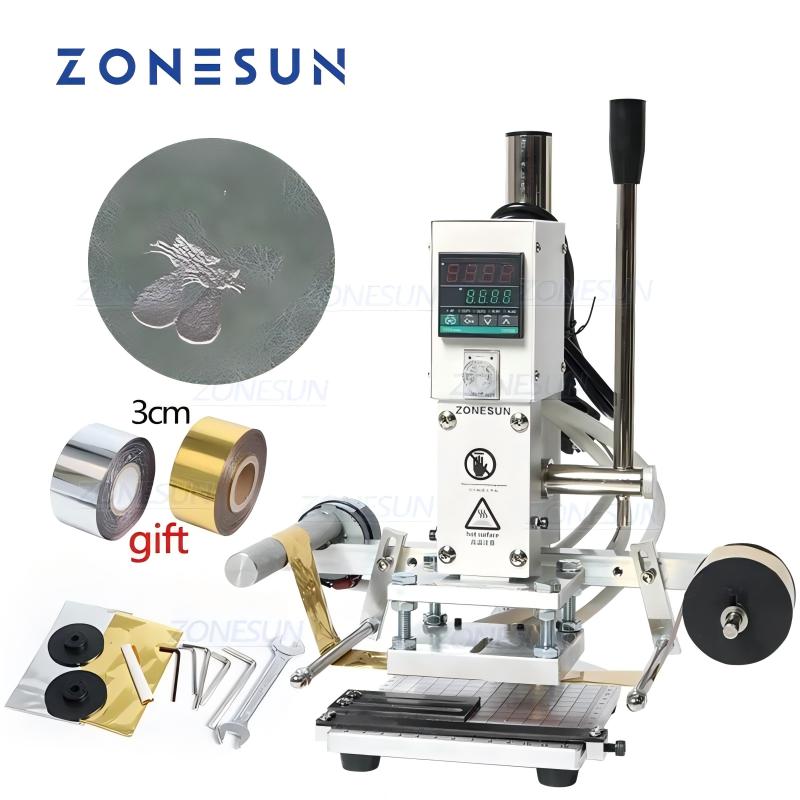 ZONESUN ZS-90E Manual Metal Hot Foil Stamping Machine