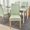 Velvet Chair Cover Stretch Dining Chair Slipcover Elastic Spandex Covers for Chairs Universal Housse Pour Chaise Solid Stoelhoes