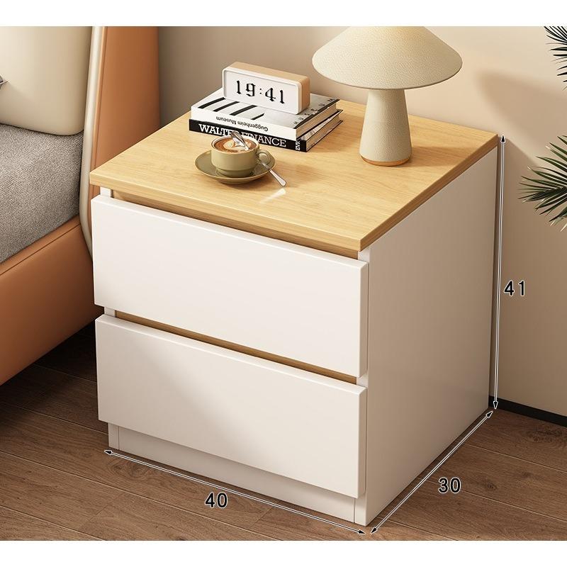 Bedside Table Household Simple Small Multi-Functional with Pumping Storage Locker Rental House Bedroom Bedside Small Cabinet