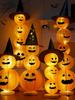 Halloween Light-Up Pumpkin Lantern Decorations for Storefronts & Bars