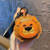 Creative Cartoon Leather Panda Keychain Girl Exquisite Bag Pendant Cute Dog Lion Keychain Car Key Chains for Women