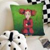 Movie Mary And The Witchs Flower Pillow Case Fashion Square Pillowcase Bedroom Sofa Room Ins Decoration Leisure