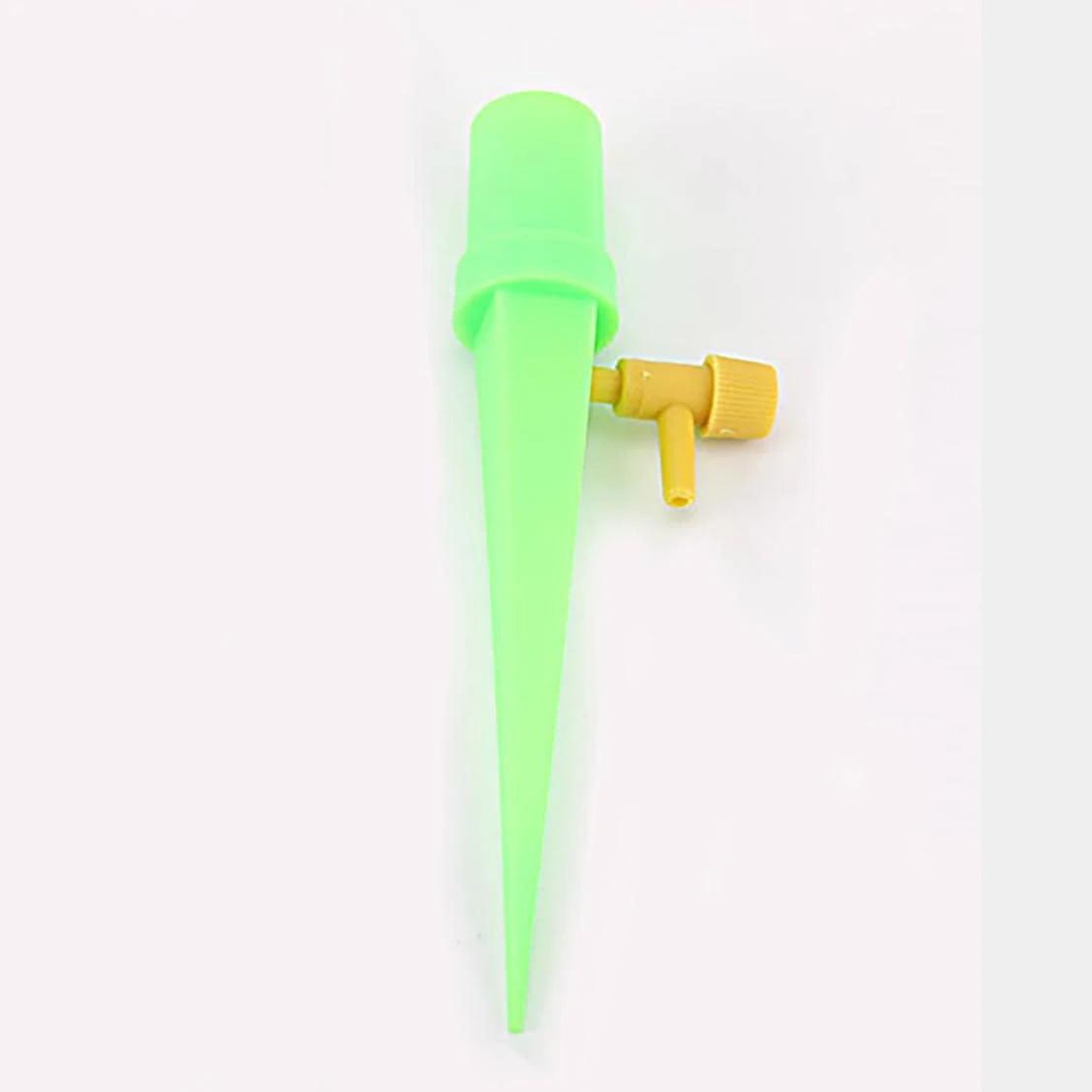 

1 шт. Автоматическое капельное устройство с верхним креплением и регулируемым переключателем контрольного клапана для автоматического полива растений зелёный