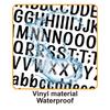 0.5-inch English Letter Sticker Ins Wind Small Size Waterproof Card Decorative Digital Letter Hand Account Sticker