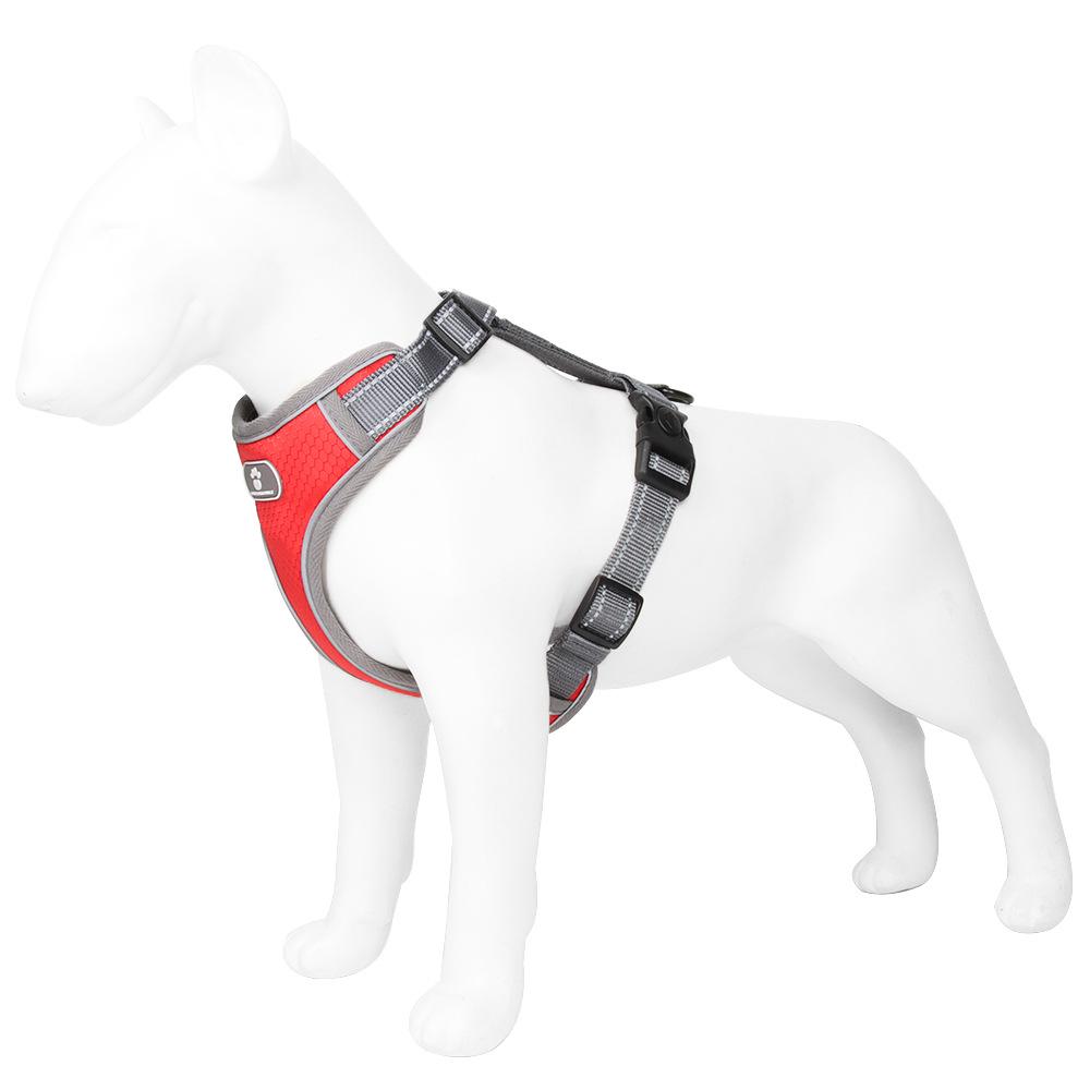 New custom dog leash Oxford cloth medium and large dog chest strap I-shaped reflective pet reflective design