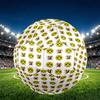 Borussia Dortmund Print Size 5 Soccer Ball, PU Wear Resistant Football for Match Training and Daily Practice, Birthday Gift for Soccer Fans