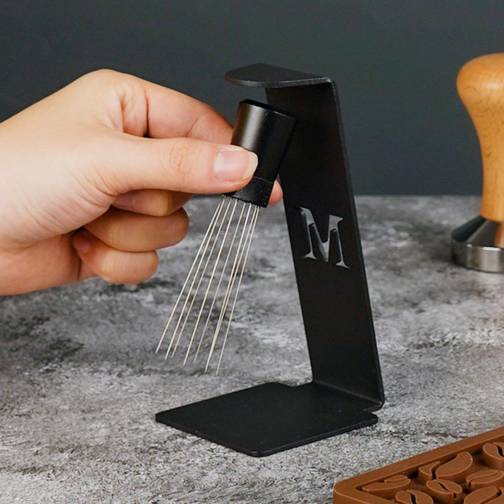 Stainless Steel Coffee Powder Tamper Espresso Powder Stirrer Coffee Powder Distributor Needle Barista Accessories Tools