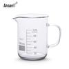Anserui Graduated Glass Beaker with Handle (2-Pack)