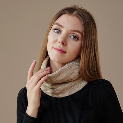 Bufanda de terciopelo gruesa para otoño e invierno para hombre y mujer, bufanda elástica de color sólido, resistente al viento, con aislamiento térmico, para el cuello