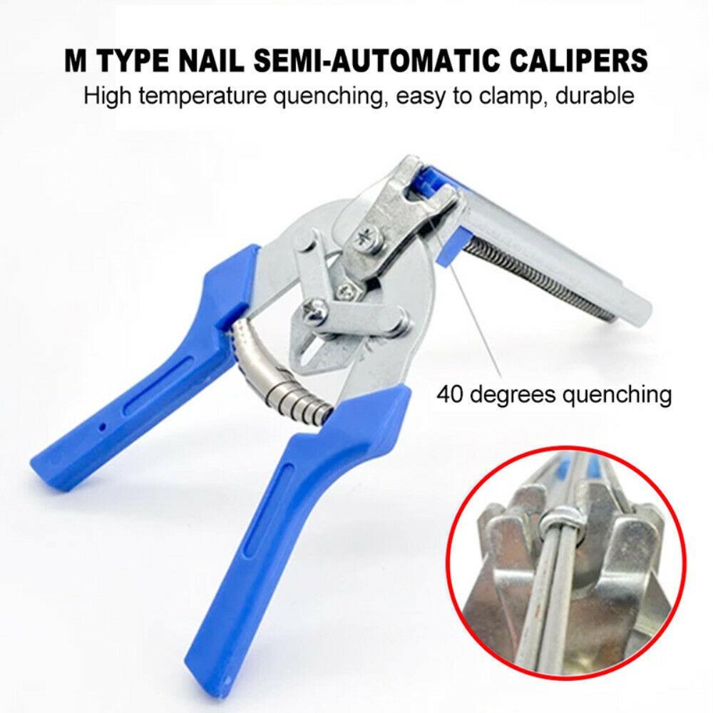 M Type Cage Binding Pliers Nail Rings Cage Assembly Tongs Hog Ring Plier Tool  Binding