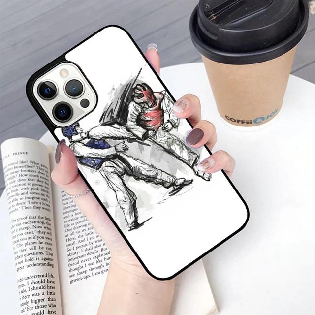 Kung Fu Taekwondo Martial Arts Phone Case Cover for iPhone 17 Air 16 16e 15 12 11 13 14 Pro Max Apple Plus Coque