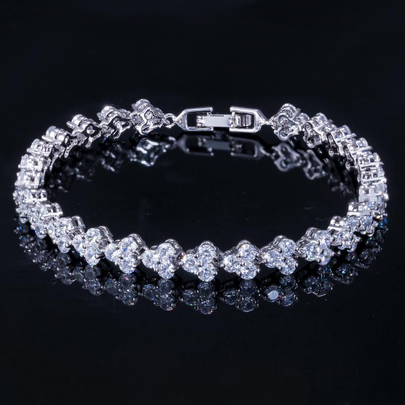 Aaa Zircon Super Flash Roman Bracelet, Carina Lau, Exquisite Jewelry.