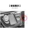 Anti-Slip Gate Slot Cup Mat For HongQi HQ9 Accessories Door Groove Non-Slip Pad Leather Coaster