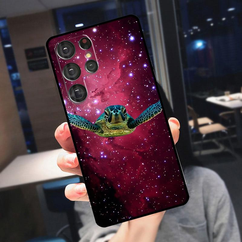 Cute Cartoon Turtles Case For Samsung Galaxy S22 S21 S23 Ultra S8 S9 S10 Note 10 Plus Note20 Ultra S20 FE Cover