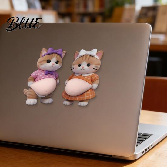 Table Corner Bumper 3D Pet Belly Sticker Soft Anti-Collision Cartoon Kitten/Puppy Decal with Cute Silicone Big Cushioned Protectors for Phones