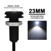 2/10 PCS 18MM/23MM Car Eagle Eye LED Light 12V Daytime Running Light DRL Auto Parking Singal Lapms For Motorcycle Car Red Yellow