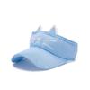 Children's Summer Empty Top Hat Baseball Cap Cute Cat Embroidered Cartoon Hat Baby Sunshade Sun Protection Hat