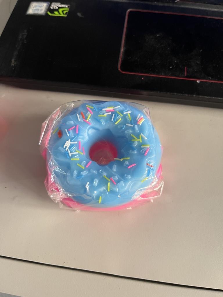 NeeDoh Dippin Dazzler Egg Donut prank stress relief toy soft glue vinyl squeeze toy Slow Rebound Pinch Ornament Relaxation