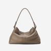 First layer cowhide shoulder bag women's large-capacity simple and versatile commuter tote bag light luxury leather casual handbag