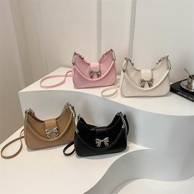 Fashionable Texture and Fashionable Niche Niche Women's New Style Popular Simple Chain Crossbody Bag Mini One-shoulder Underarm Bag