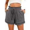 American Shiying Solid Texture Versatile High Waist Shorts Women 2025 Summer New Thin Breathable Casual Pants