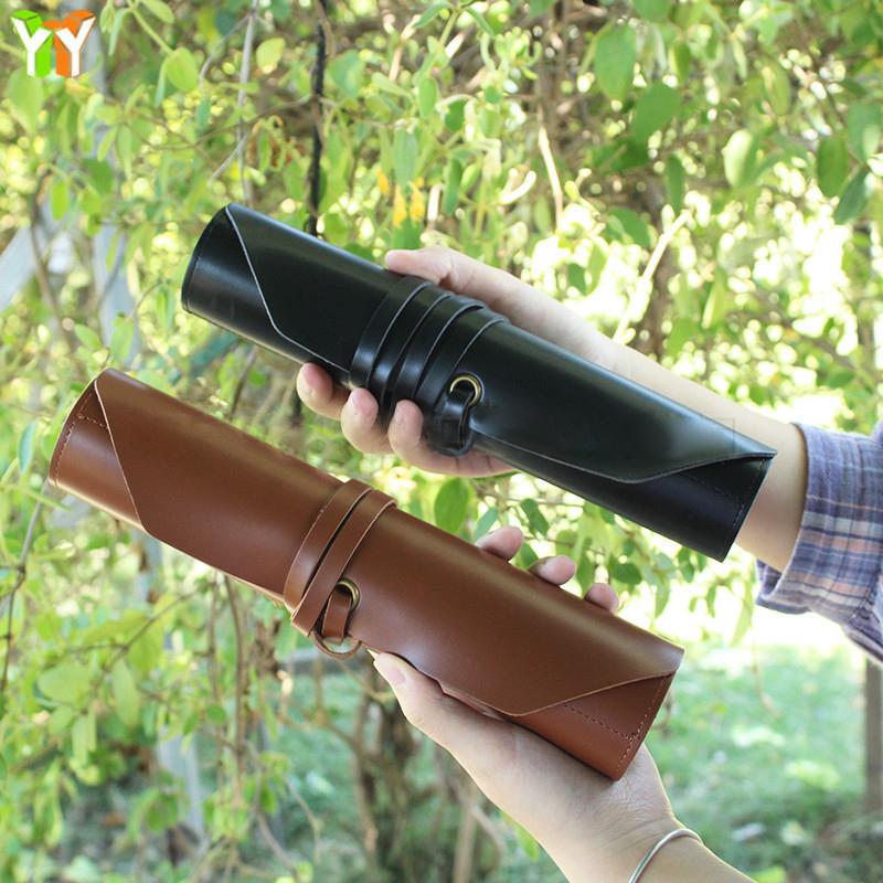 Organizator Rulou Multifuncțional Rulou din Piele pentru Scule Genți Rulou pentru Scule Capacitate Mare Pungă Organizatoare pentru Bărbați Rulou pentru Depozitarea Sculelor Cheie