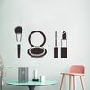 Wall Decor Sticker Decal Fashion Lipstick Makeup Girl Face Popular Woman 
