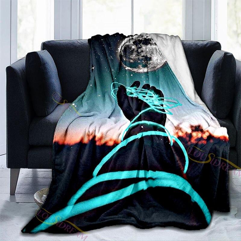 Zauberwürfel-Decke, Gamepad-Muster, warme weiche Flanell-Sofadecke, Nickerchen-Decke, Ganzjahresdecke für Erwachsene und Kinder, universell