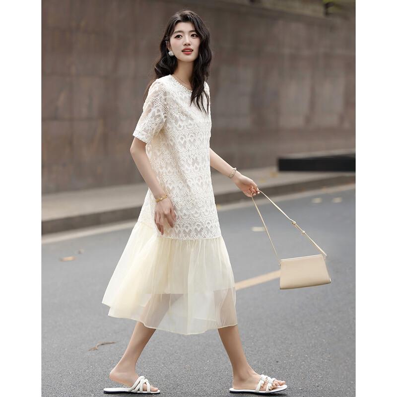 Demana Stickerei-Puppe Kleid Süßer Stil