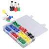 2000pcs Wire Ferrules Kit Copper PVC Insulated Ferrules Crimp Connector Wires Terminal for Workshop Industrial Applications