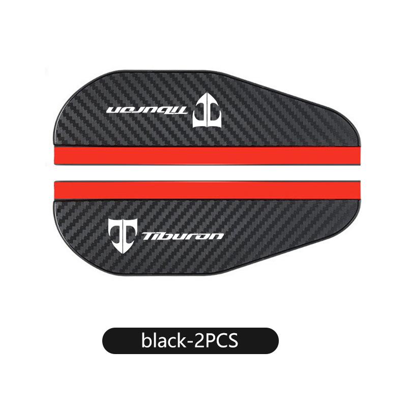 For Hyundai Carbon Fiber Car Rear View Shield Guard Auto Rearview Mirror Rain Cover NLINE I30 I20 Venue Tucson Kona IX35 I40 Y1