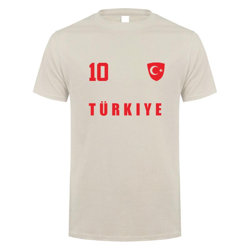 Turkey Footballer T Shirt Summer Cool Unisex Cotton Short Sleeve Turkey Tshirts Gift Unisex Tee Tops OT018