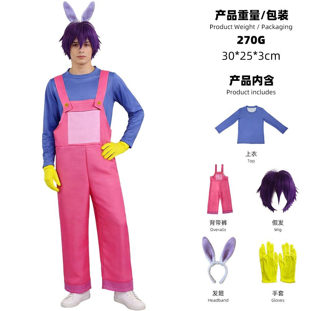 Pomni Cosplay Costume Clown Uniform Anime The Amazing Digital Circus Role Play Halloween Carnival Party Fancy Dress Outfit Women