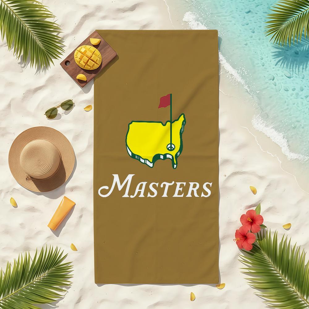 M-Masters Tournament Golf Towel Soft Pool Gift For Travel Gym Shower Camping Quick Dry Sports Beach Towels