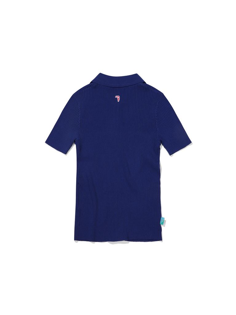 BBC EARTH W Two-Way Knit Zip-Up_Dark Blue