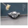 Adjustable Open Ring Men Women Vintage Lucky Cat Coin Design Copper Plated Retro Finger New Gift