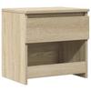 Nightstand Sonoma Oak 40 x 30 x 39 cm Engineered Wood