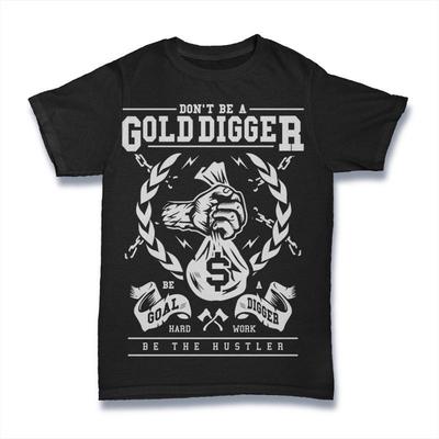 Gold Digger T-Shirt. 100% Cotton Premium Tee NEW