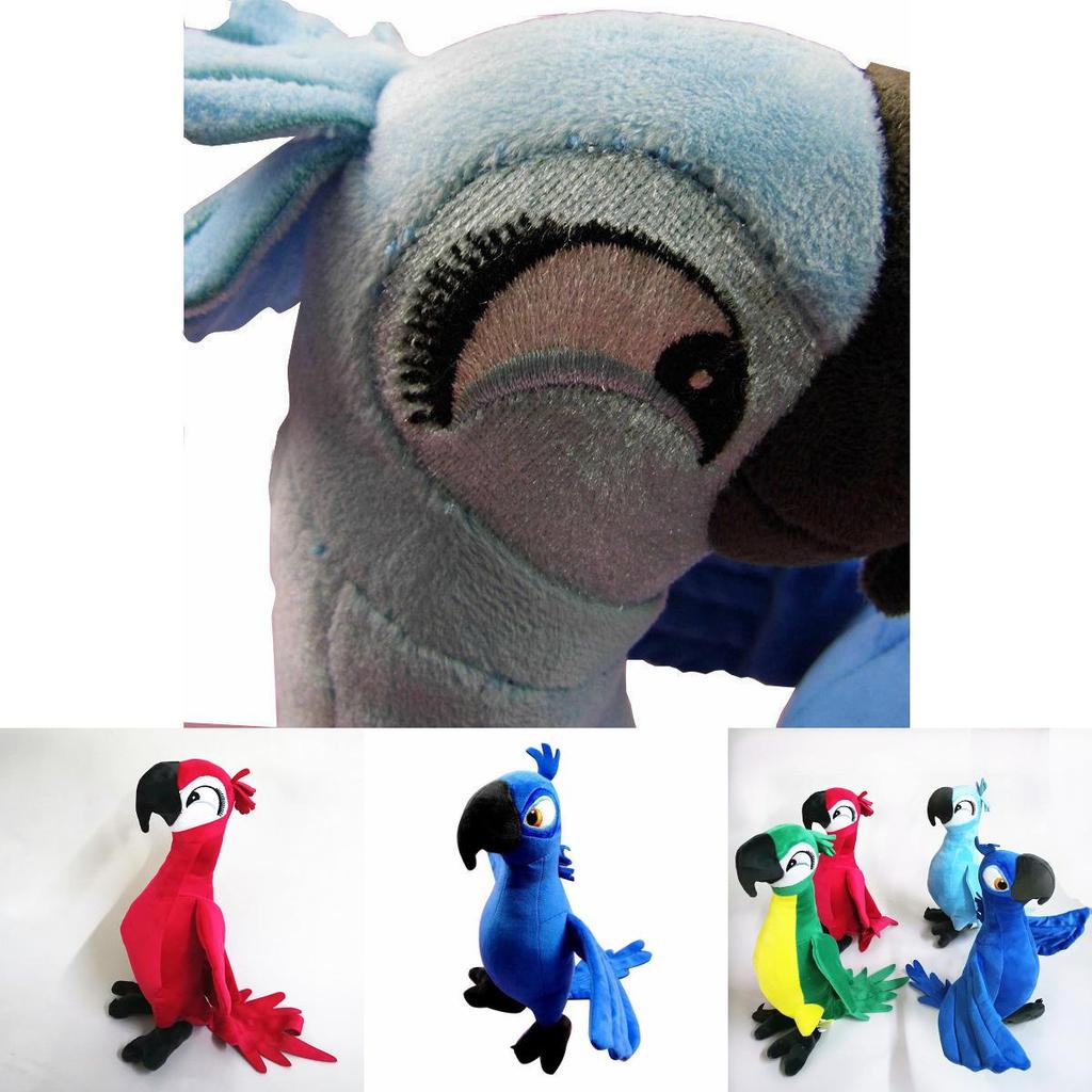 Soft And Cuddly 30cm Rio Movie Plush Toy Parrot Bird Stuffed Animal For Children
